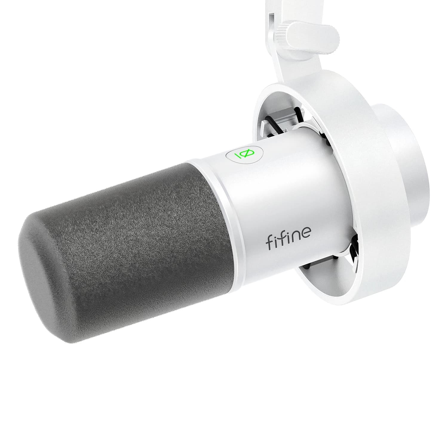 FIFINE Micrófono dinámico USB/XLR con soporte antigolpes, silencio táctil, conector para teléfono de sauna, control de volumen, PC o tarjeta de sonido estática, K688 — 7/9