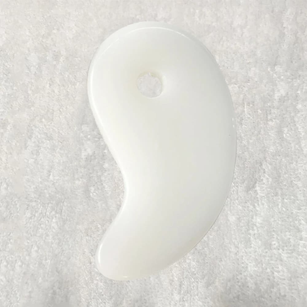 Tabla de masaje Gua Sha de 1 pieza, herramientas de cuidado facial, raspadores de masaje para cara, cuello, espalda, cuerpo, herramienta de masaje SPA — 9/10