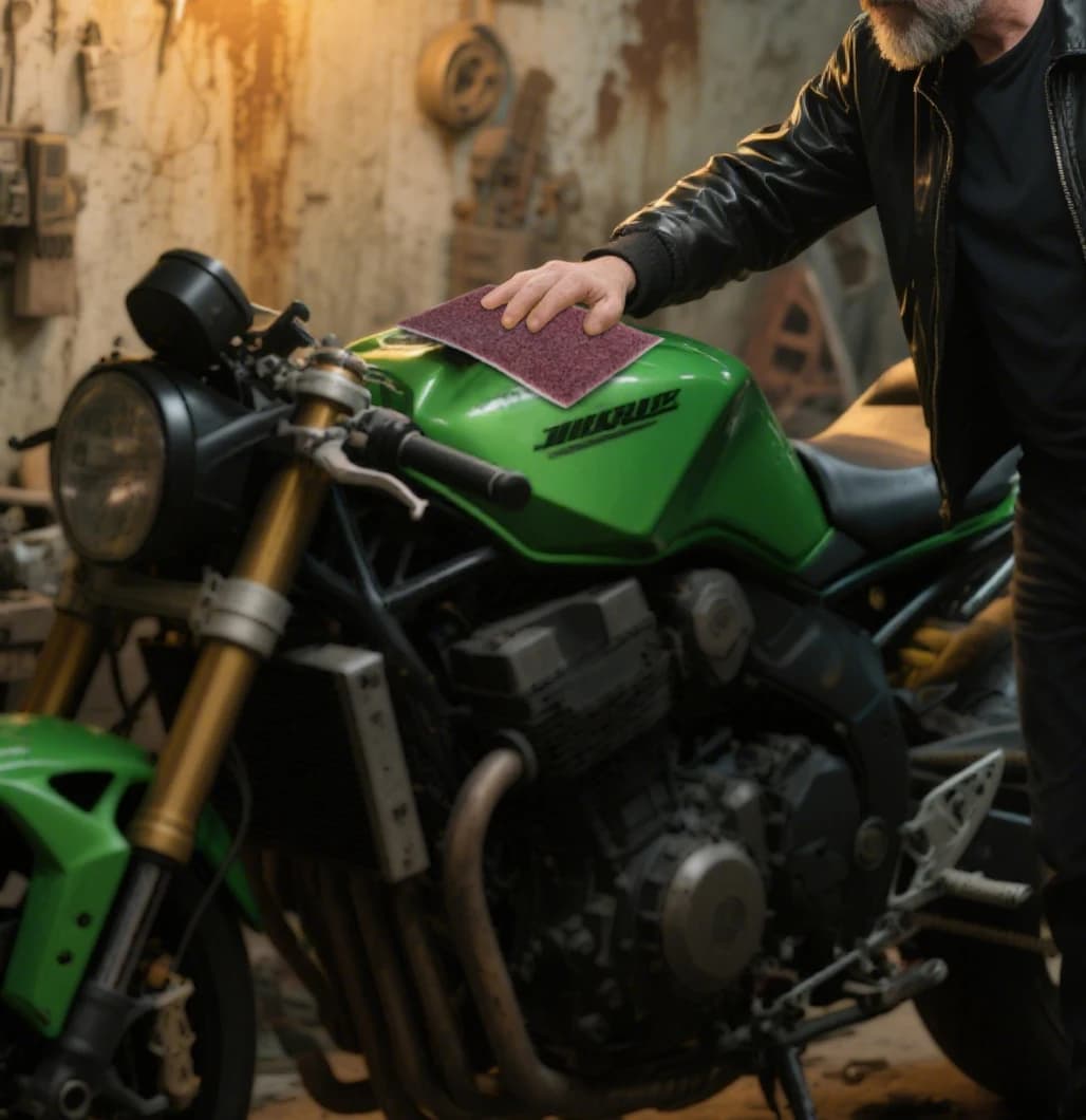 Éponge magique en mélamine pour pièces de moto et cuisine - Éponge de nettoyage très résistante — 6/9