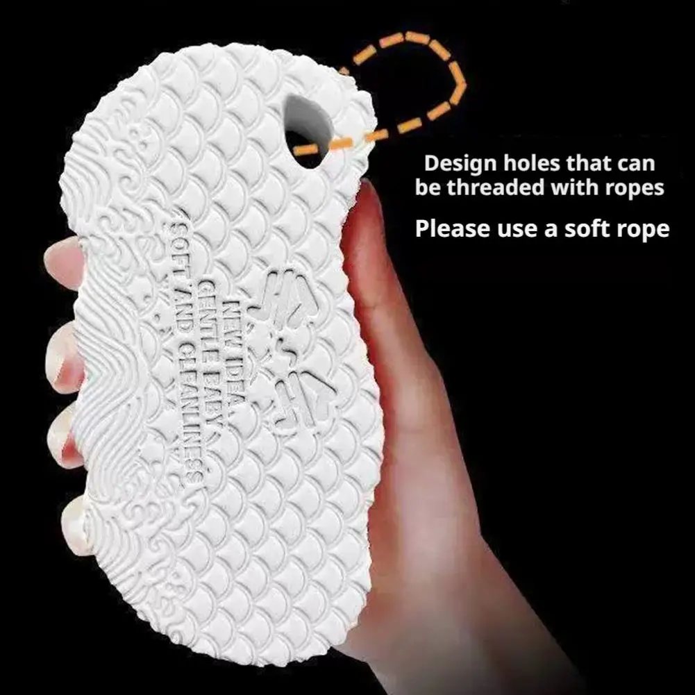 Éponge de bain magique 3D pour enfants, exfoliante pour le corps, élimine les peaux mortes, masseur, brosses de douche nettoyantes, éponge exfoliante, gadget. — 6/10