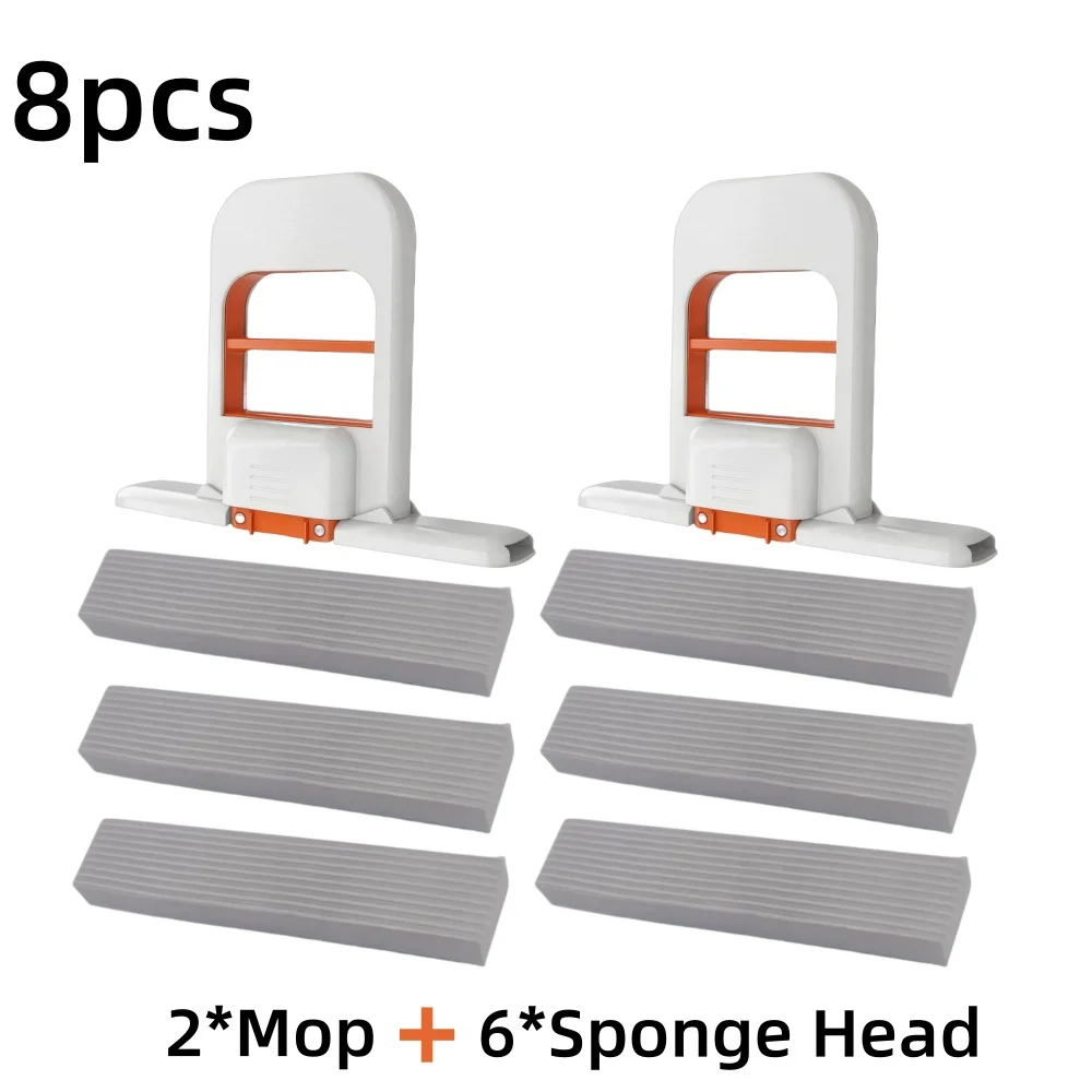 Serpillères de bureau auto-comprimantes, éponge à main pour la maison, salle de bains, cuisine, épurateur de table pliable, Mini outils de nettoyage, 2/8 pièces — 10/10