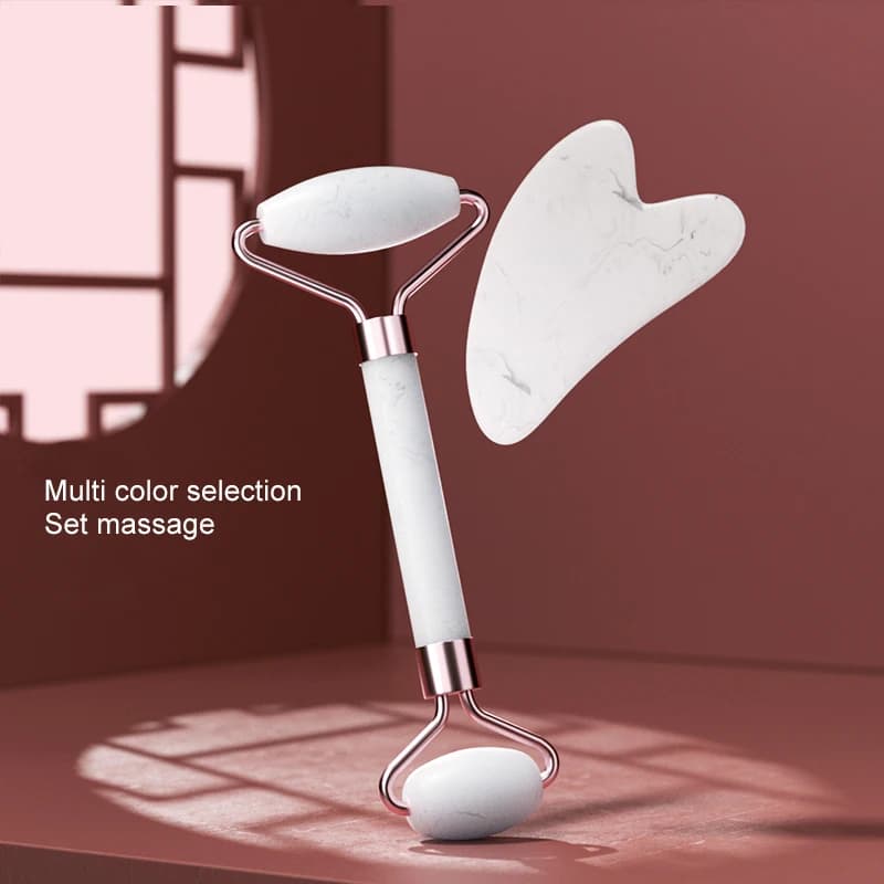 Rouleau en résine pour le visage, le cou et les yeux, instrument de massage facial, soins de santé, planche à gratter, outils de soins de la peau, beauté du muscle