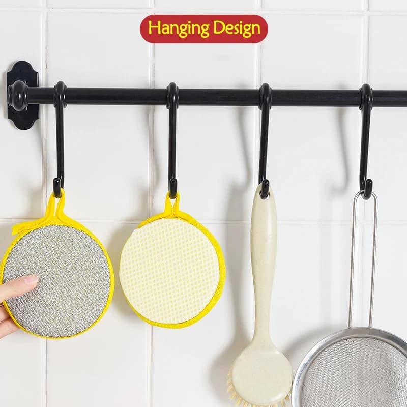 Éponge à vaisselle Double face, brosse de lavage de la vaisselle, casserole, Pot, éponges de lavage de la vaisselle, nettoyage ménager, outils de cuisine, 5/10/20 pièces — 5/10