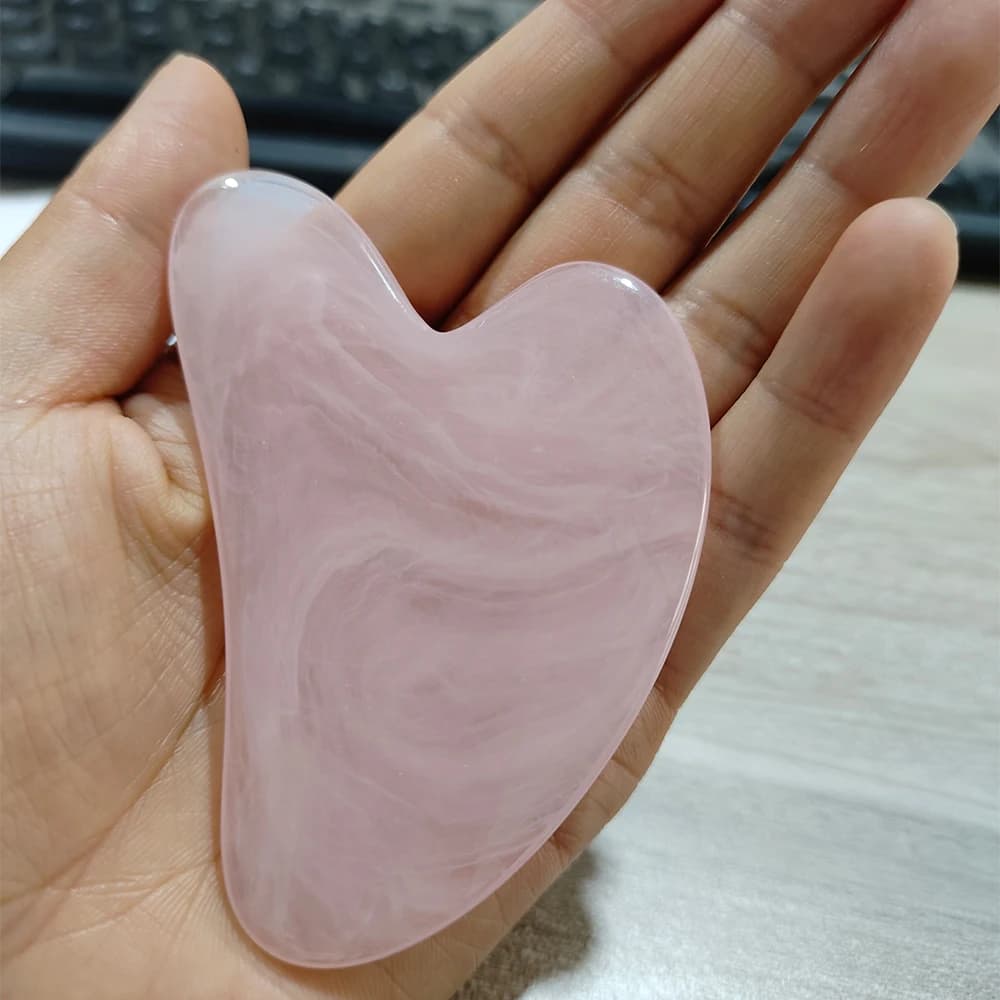 Tabla de masaje Gua Sha de 1 pieza, herramientas de cuidado facial, raspadores de masaje para cara, cuello, espalda, cuerpo, herramienta de masaje SPA