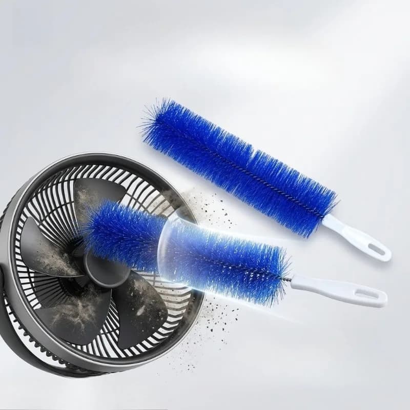 Escova multifuncional para limpeza de ventiladores, espanador flexível para telas e persianas, escova de limpeza para superfícies de difícil acesso — 2/9