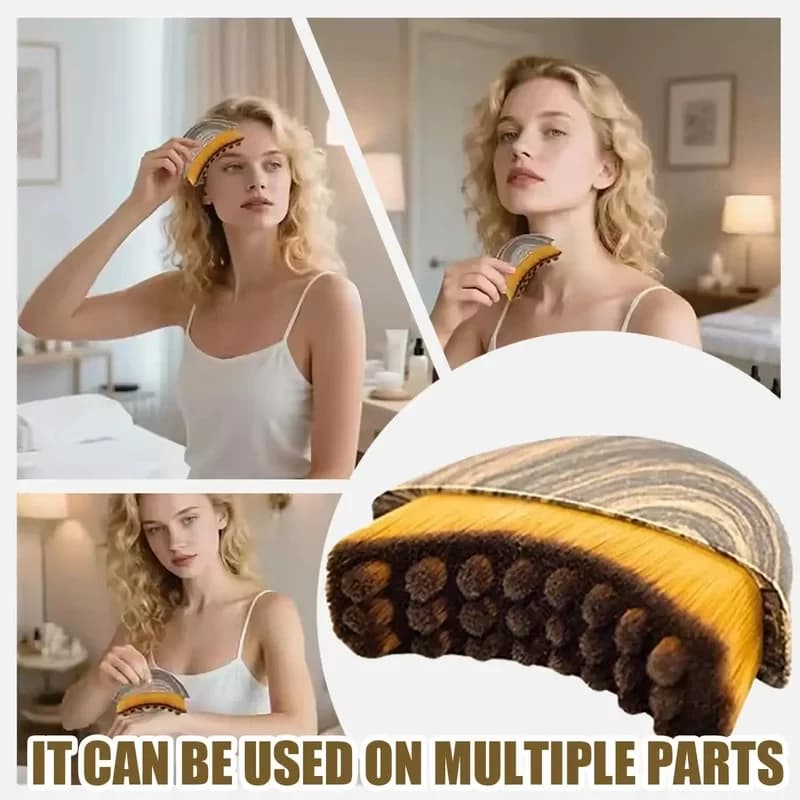 Brosse de massage lymphatique pour le visage, masseur de drainage lymphatique, outil de sculpture de la peau du visage et du menton, ergonomique — 5/10