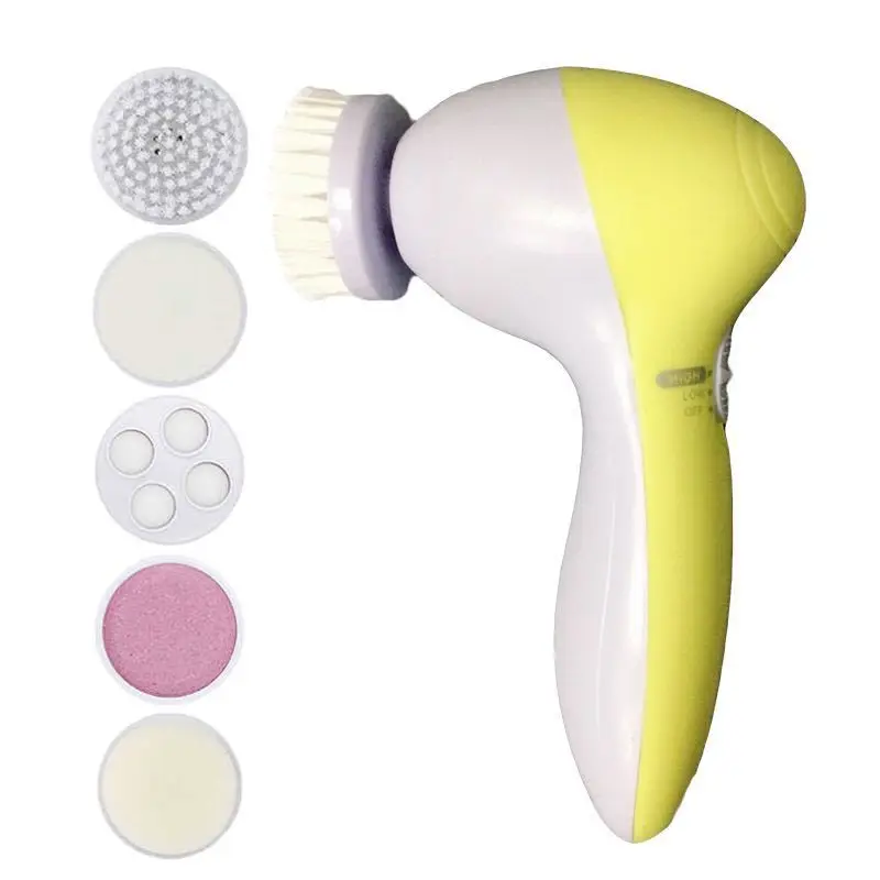 Limpiador facial eléctrico 5 en 1, cepillo de limpieza facial, lavadora, spa, cuidado de la piel, masajeador, libros para puntos negros, herramientas de limpieza facial — 9/9