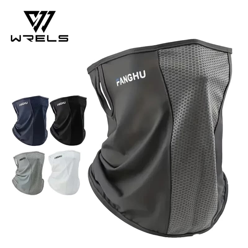 Máscaras de ciclismo headwear bandana bandana rosto cachecol máscara pescoço balaclava respirável leve vento fresco caminhadas ao ar livre máscara de seda gelo