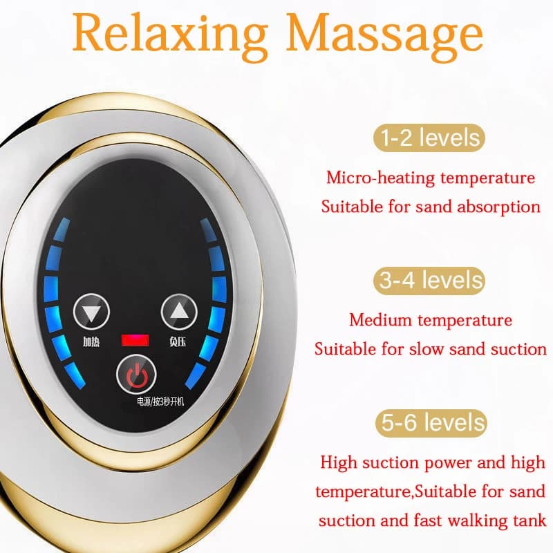 Home Electric Guasha Scraping Massage Cupping Body Massager Vacuum Cans Suction Cup Heating Fat Burner Anti-cellulite Massager — 5/9
