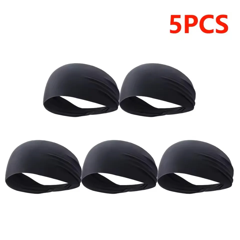 Bandeaux de sport élastiques, coiffure d'absorption de la sueur, bandeau d'entraînement à séchage rapide, antidérapant, respirant, pour Yoga, course à pied — 7/10