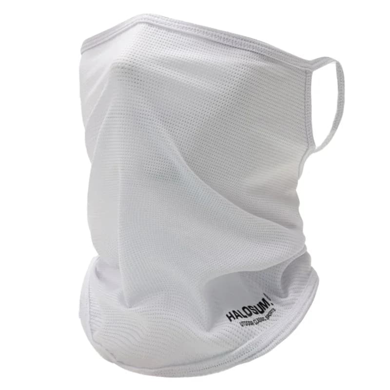 Mascarilla facial de seda de hielo pasamontañas protección solar de verano transpirable resistente a los rayos UV a prueba de viento para ciclismo senderismo actividades al aire libre — 8/10