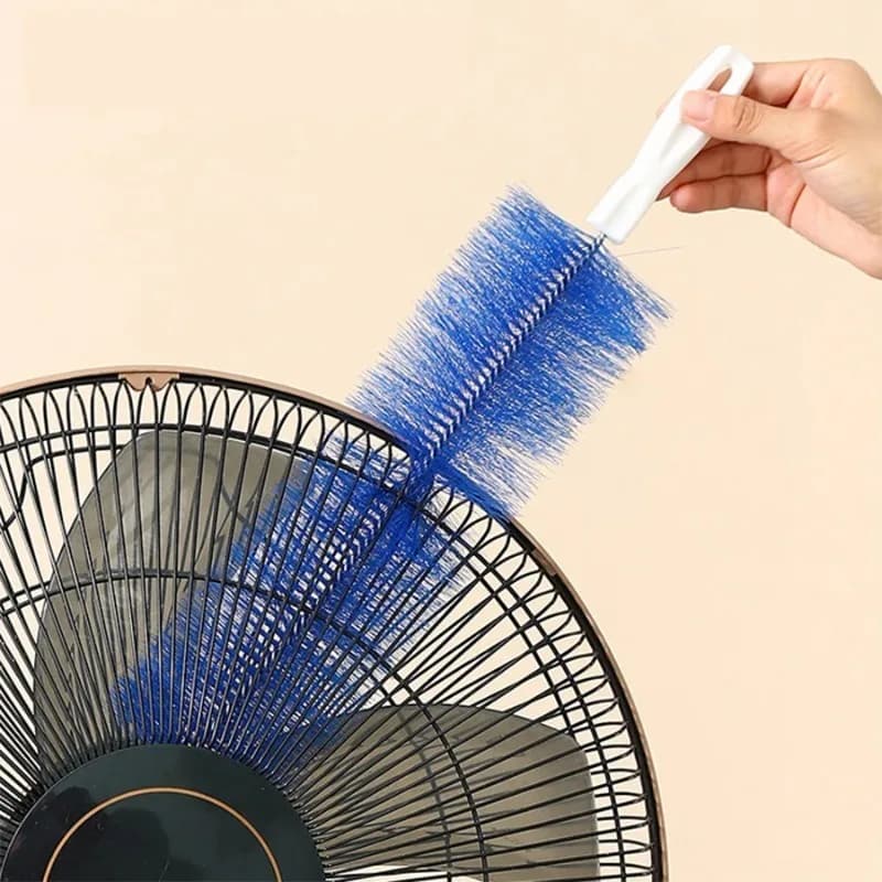 Escova multifuncional para limpeza de ventiladores, espanador flexível para telas e persianas, escova de limpeza para superfícies de difícil acesso