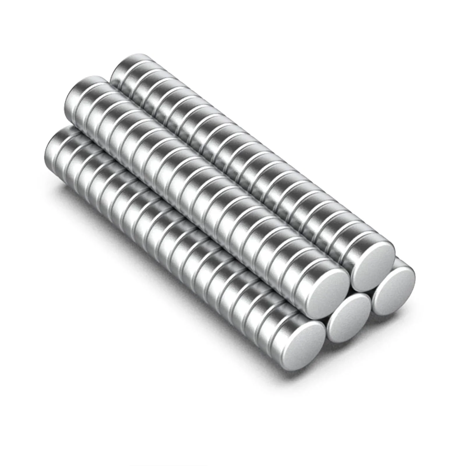 Aimants ronds solides 6x2mm, 100 pièces, pour réfrigérateur, bricolage, construction, scientifique, artisanat, éducation