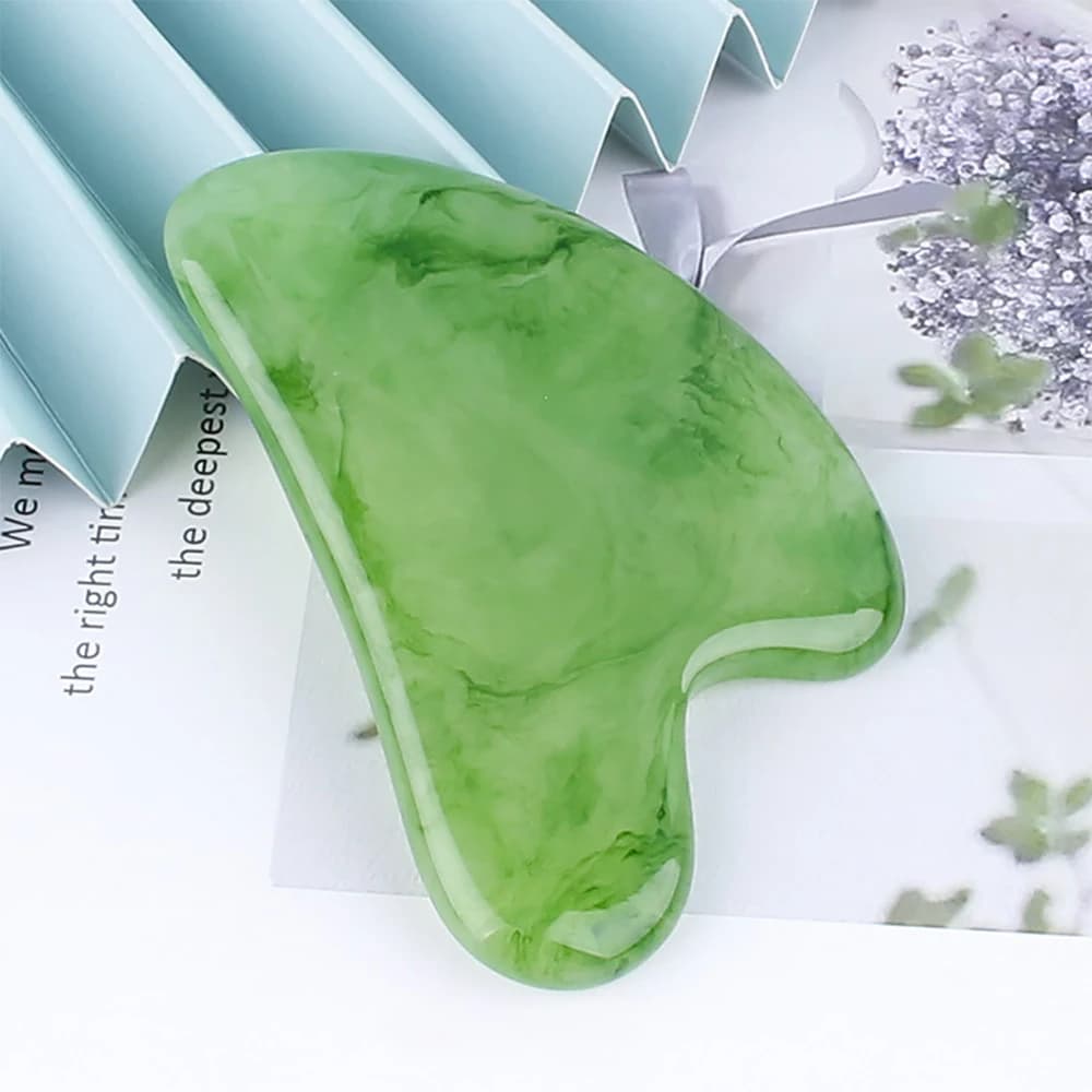 Tabla de masaje Gua Sha de 1 pieza, herramientas de cuidado facial, raspadores de masaje para cara, cuello, espalda, cuerpo, herramienta de masaje SPA — 10/10