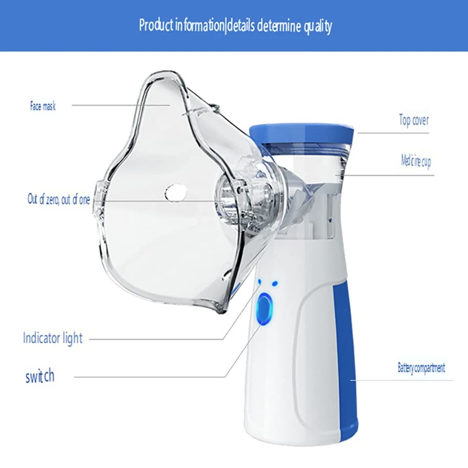 Revitalisez le vapeur et l'humidificateur pour le visage, brume nano-ion 2 en 1 pour l'hydratation de la peau et l'hydratation de l'air avec réservoir d'eau — 5/7